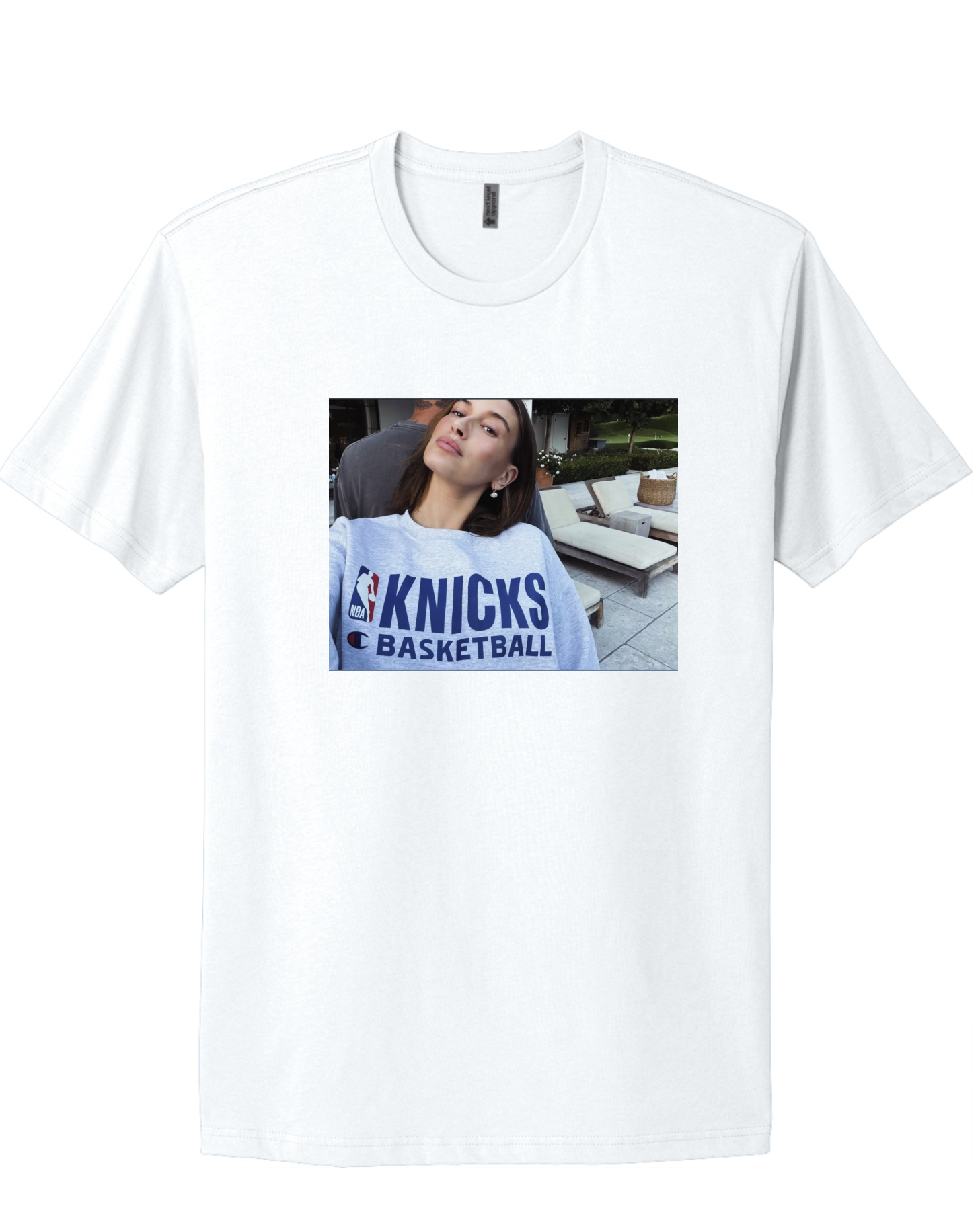Hailey Bieber Knicks Friends Tee